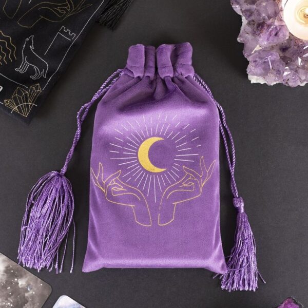 Tarot zakje paars - Afbeelding 3